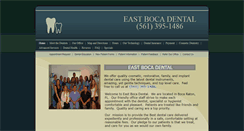 Desktop Screenshot of eastbocadental.com